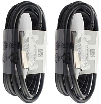 [2 cable] Lot OEM Samsung Galaxy S8/S8 plus Fast Car Charger Dual USB Adapter Type Cable B