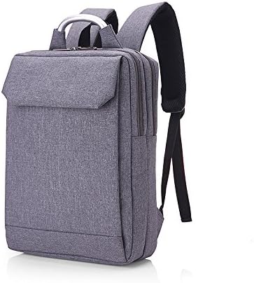 Laptop Backpack 15 Inch, Waterproof Canvas Slim Computer Business Rucksack School Bag, Lightweight Travel Daypack for Men and Women