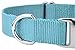 Country Brook Design - Vibrant 30+ Color Selection - Premium Nylon Dog Collar with Metal Buckle (Large, 1 Inch, Ocean Blue)