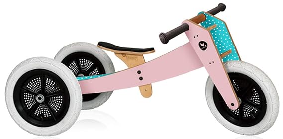 Wishbone Bike - Sonderedition pink - 3-Bikes-in-1 - ab dem 1. Jahr bis zum 5. Jahr verwendbar