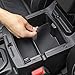 Savadicar JL Center Console Organizer Storage Tray for 2018-2019 Jeep Wrangler JL JLU & 2020 Jeep Gladiator JT Truck, Armrest Box Secondary Storage, Black