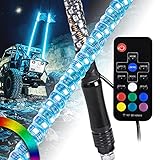 True MODS 2pc 6ft Spiral LED Whip Lights for UTV