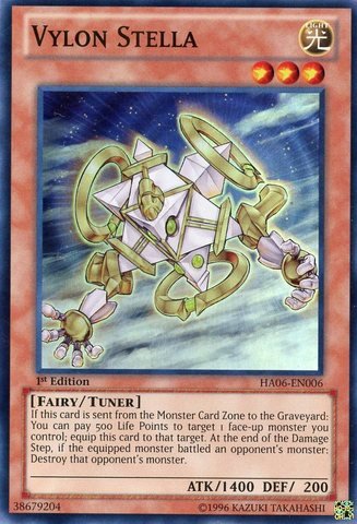 Yu-Gi-Oh! - Vylon Stella (HA06-EN006) - Hidden Arsenal 6: Omega Xyz - 1st Edition - Super Rare