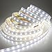 LEDENET 5050 DC24V 600LEDs Dual White CCT LED Strip Lights 2800K-6500K Color Temperature Dimmable Tunable White Warm White LED Tape Light 16.4ft Waterproof IP67 Outdoor Lighting
