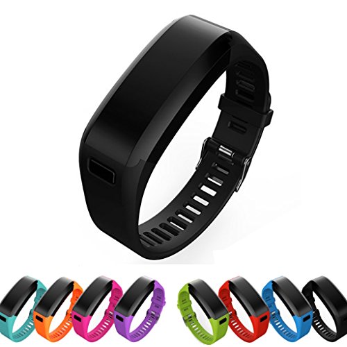 StrapsCo Silicone Rubber Watch Band Strap for Garmin Vivosmart HR with Tool