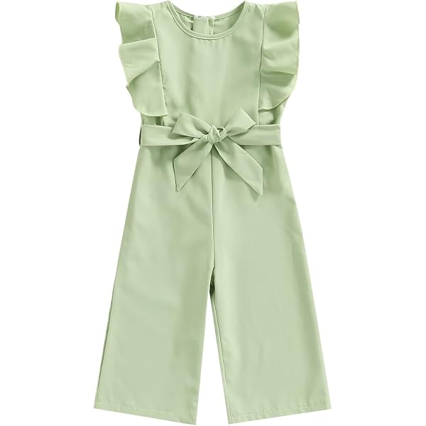 Baby Girl Summer Outfit Ruffle Sleeveless Romper Jumpsuit Strap Tank Top Bodysuit One-Piece Clothes With Headband (Apricot, 0-3 Months