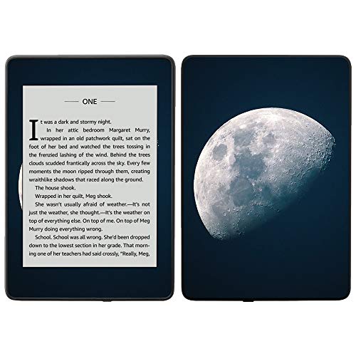 MightySkins Skin for Amazon Kindle Paperwhite 2018 (Waterproof Model) - Moon | Protective, Durable, and Unique Vinyl Decal wrap Cover | Easy to Apply, Remove| Made in The USA