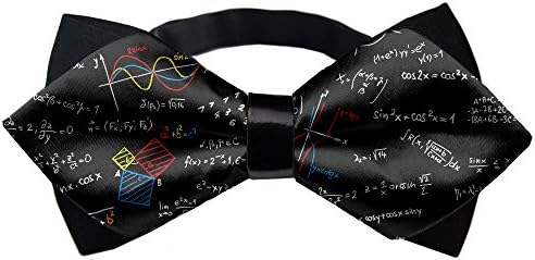 YEAHSPACE Men's Adjustable Math Lesson Neck Bowtie Bow Ties Gift