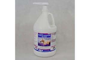 SU-PER Wheat Germ Oil Blend for Horses - Supports Energy, Endurance, Stamina, Healthy Skin and Coat - Essential Fatty Acids, Vitamins and Minerals - 1 Gallon + Pump, 4 Month Supply