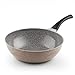 Cook N Home 12-Inch/30cm Nonstick Ceramic Deep Saute Stir Fry Pan Wok