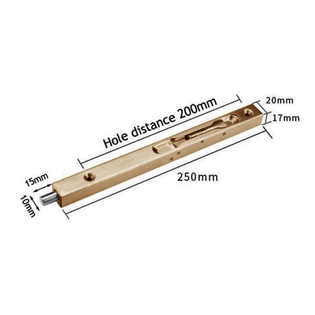 F Fityle Loquet de Porte Caché Boulon de Sécurité Robuste et Durable