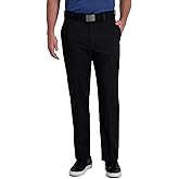 Haggar Mens Active Series Slim Fit Flat Front 5-Pocket Tech Pant