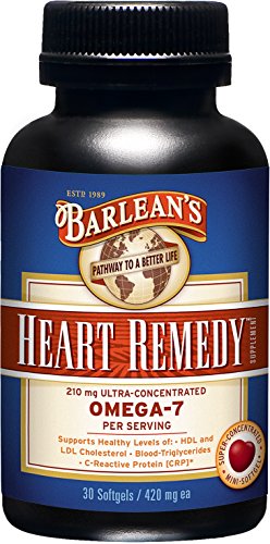 Barlean's Organic Oils Heart Remedy Mini Soft Gels, 420mg ea., 30count