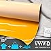 VViViD Yellow Heavy-Duty Iron-On Heat Transfer Vinyl Film 12 Inches x 3 Feet (36 Inches)