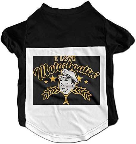 I LOVE MOTORBOATIN' T Latest Puppy Dog Clothes Sweaters Shirt Hoodie Coats