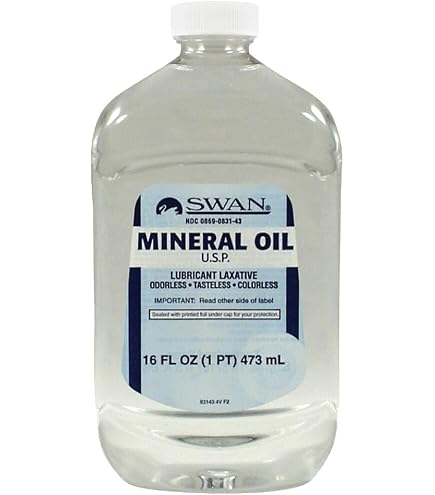 Amazon.com: Swan Mineral Oil 16 oz, 4 Pack : Beauty & Personal Care