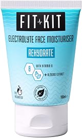 FIT KIT Rehydrate Electrolyte Face Moisturiser Dry Tired Skin Post Workout 100ml view 1