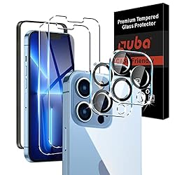 OUBA 2 Pack Screen Protector for iPhone 13 Pro