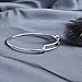 Expandable Wire Blank Bangle Bracelet for DIY Jewelry Making Pack of 10pcs,2.5 inch
