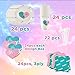 Gender Reveal Party Supplies Kit 228 Pieces Serves 24 Guests, Baby Gender Reveal Decorations, Baby Boy Or Girl Gender Reveal Banner, Plates and napkins, gender reveal cups