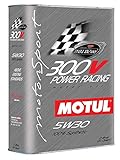 Motul MTL104241 300V 5w30 Synthetic Racing Oil, 2