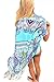 Wander Agio Bikini Coverup Swimsuit Coverups Sunscreen Beach Cover Up for Women Blue