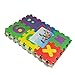 Kids EVA Foam Play Mat, 36 Pcs Baby Child Number Alphabet Puzzle Foam Maths Educational Toy Gift Puzzles - 4.72 x 4.72 inches/Pcs