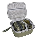 co2CREA Hard Travel Case for Howard Leight Impact Sport OD Electric Earmuff for Genesis Sharp-Shooter Safety Eyewear Glasses