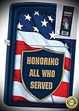 29092 Flag-Honoring All who Served Navy Blue Matte