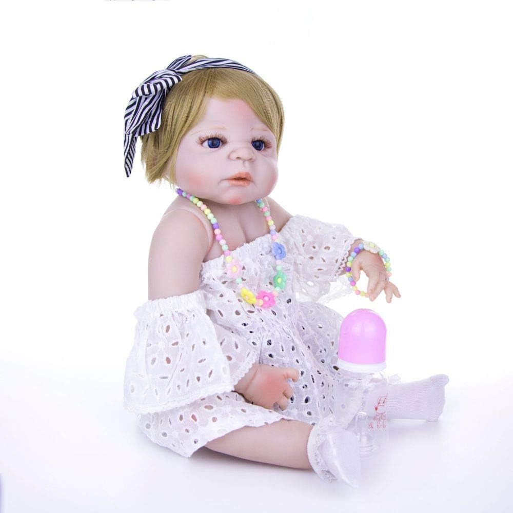Prezzo WYCD Bambola Rinata Bambole Reborn Baby Dolls Bambino Neonatale Simulazione Morbido Silicone Vinile 22 Pollici 57 Centimetri Offerte