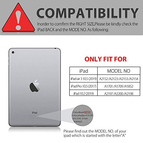 iPad 10.2 7th Generation 2019 Keyboard Case, iPad Air 10.5 2019, iPad Pro 10.5 2017 - Backlit Keyboard - Laptop - iPad 7th Generation Case with Keyboard - iPad 7 Gen Keyboard Case