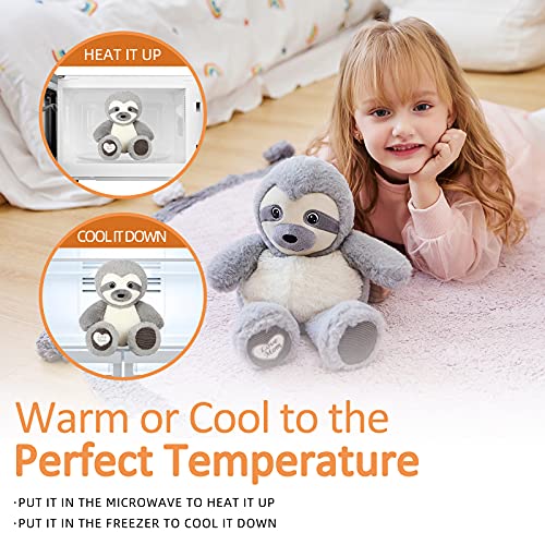IKASA Microwavable Sloth Stuffed Animal with Lavender Scent