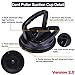 Black Aluminum Suction Cup Dent Puller - Car Dent Puller, Handle Lifter Dent Remover for Car Dent Repair, Heavy Duty Glass Lifting and Objects Moving