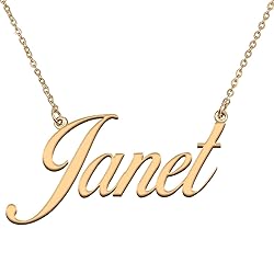 HUAN XUN Customized Custom Simple Any Name Necklace