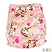 LBB Baby Cloth Pocket Diapers Covers with Inserts, Monkey Print, One Size, N22