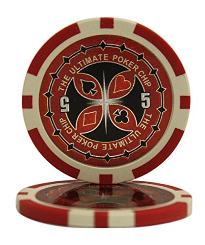 MRC 500pcs Ultimate Laser Poker Chips Set with Aluminum Case