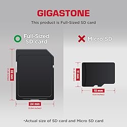 [5-Yrs Free Data Recovery] GIGASTONE SD Card 512GB
