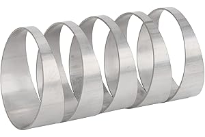 A-KARCK 304 Stainless Steel Pie Cuts, 1.75'' Exhaust Pipe Laser Cut for Custom Exhaust System 5 Pcs