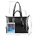 S-ZONE 3-Way Women Genuine Leather Shoulder Bag Work Tote Handbag