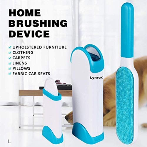 Lynrex Double Sided, Self-Cleaning and Reusable Pet Hair, Dust, Lint Remover for Clothing , Furniture and Sofa Home Couch