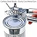Vanika Stainless Steel Can Opener with Carbon Steel Blade and Can Strainer