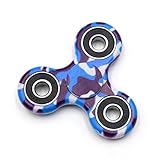 HEYMA Fidget Spinner, Fast Bearing EDC Focus Toy for Killing Time Relieves Stress And Anxiety And Relax for Children and Adults (Blue camouflage 2)