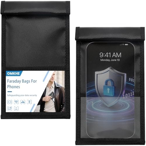 Amazon.com : Two Faraday Bags Anti-Tracking GPS RFID Signal Blocker Wallet  Shielding Pouches (x2) Protective Cases for Cell Phone Car Key FOB, Data  Privacy, Electronic Device Security (2 PACK - POCKET GRAY) :