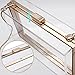 HQdeal Luxury Acrylic Fashionable Transparent Evening Clutches Shoulder Bags Handbag for Women Ladies Gift Ideal