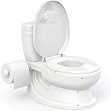 Toylet Potty Training Toilet Seat | Toddler Potty Training with Comfy Seat Cover, Tank Storage & Paper Roll Holder | Easy to