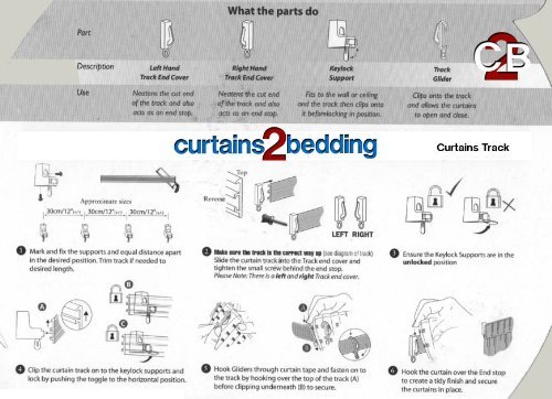 C2b 196 500cm Plastic Curtain Track Strong Bendable Curtain
