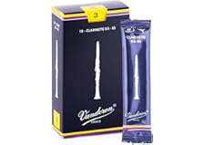 Vandoren CR103 Bb Clarinet Traditional Reeds Strength 3; Box of 10