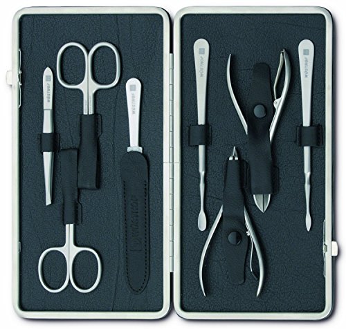 Wusthof 9 piece black manicure set
