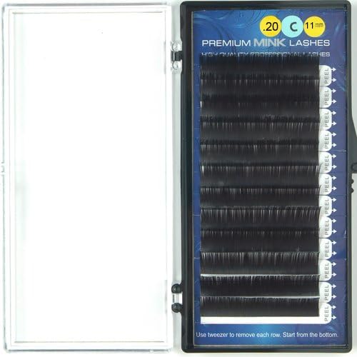 Premium Mink Lashes C-Curl (0.20mm x 11mm)