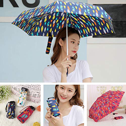 image for youeneom Compact Travel Umbrella- Portable Lightweight Compact Parasol